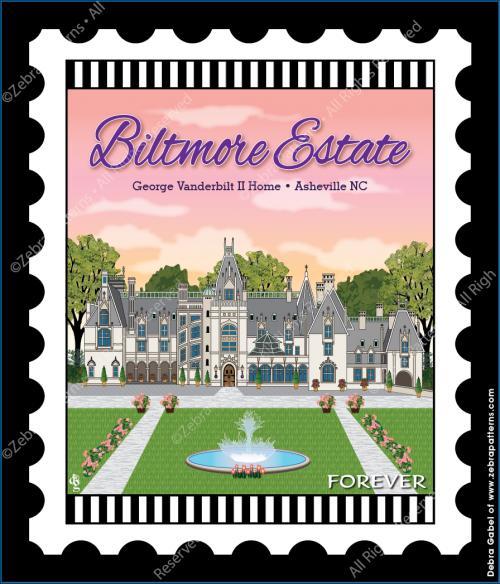 U.S. Cities & Destinations Stamps Panel