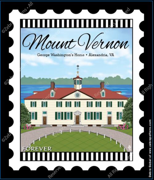 U.S. Cities & Destinations Stamps Panel