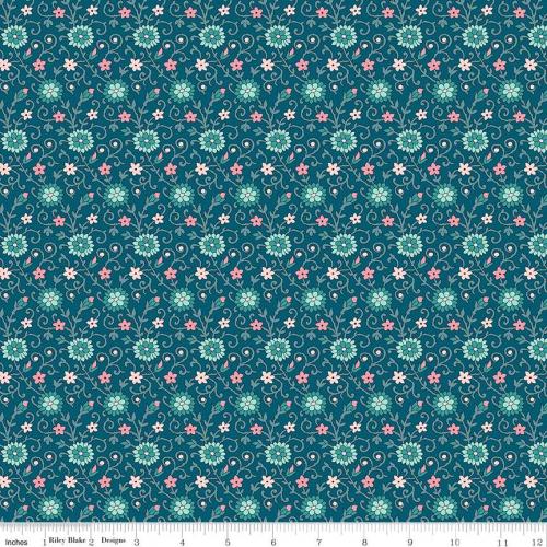 Liberty Fabrics: Nature's Jewel Teal