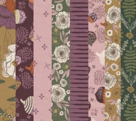Slow Stroll Fabric Pack - 8 Fat Quarters