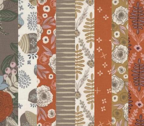 Slow Stroll Fabric Pack - 8 Fat Quarters