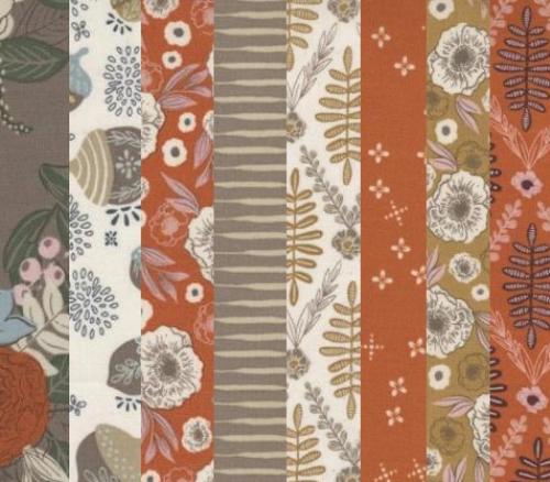 Slow Stroll Fabric Pack - 8 Fat Quarters