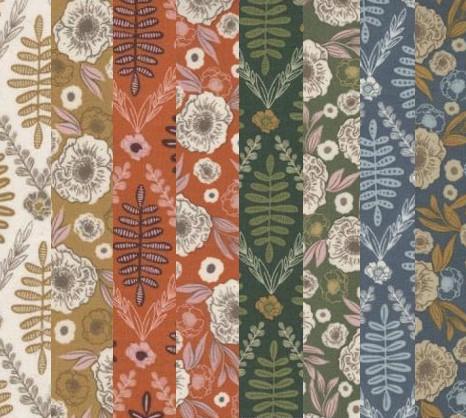 Slow Stroll Fabric Pack - 8 Fat Quarters
