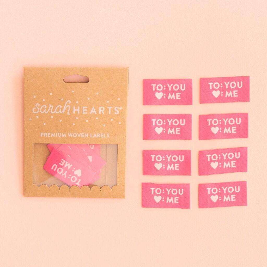 Woven Labels To: You Love: Me