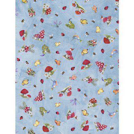 Gnome & Garden Blue