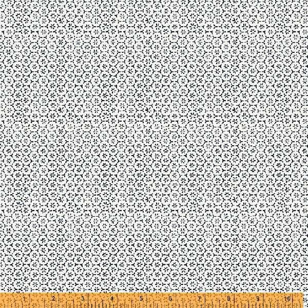 Indigo Stitches White