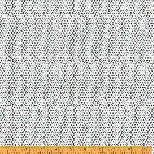 Indigo Stitches White