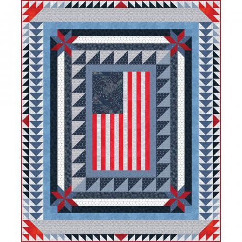 Red, White and Indigo -FREE PATTERN DOWNLOAD