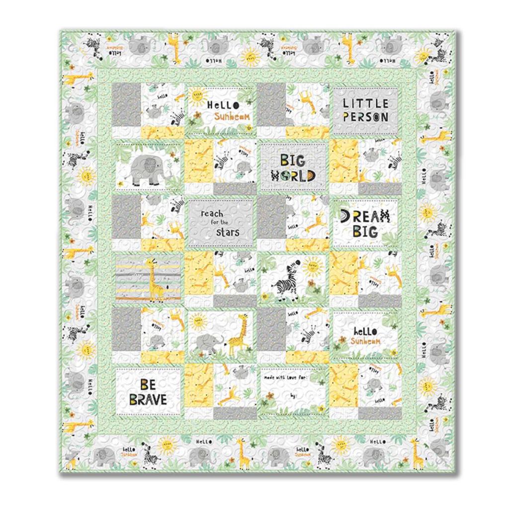 Hello Sunbeam Throw Quilt Kit - LOW STOCK!