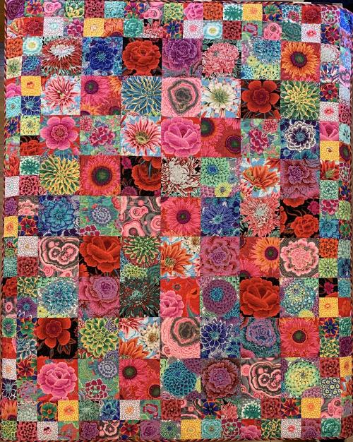 Kaffe Fassett Seed Packets Quilt Kit-RED