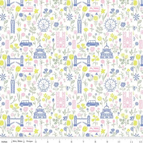 Liberty Fabrics: London Parks Blue