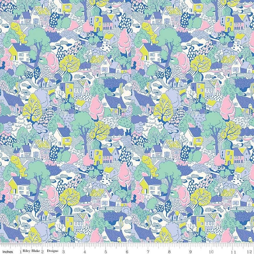 Liberty Fabrics: London Parks Blue