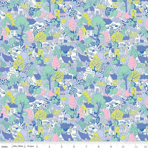 Liberty Fabrics: London Parks Blue