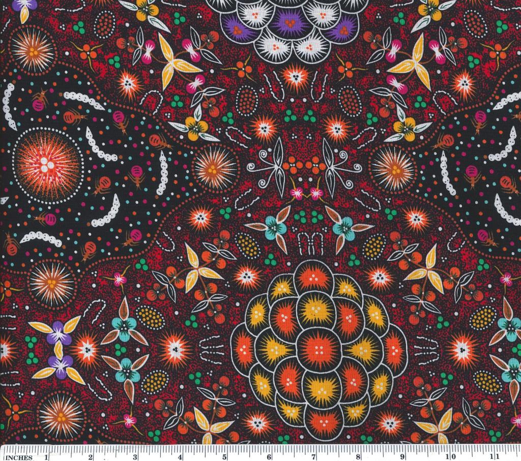 Aboriginal Prints Red