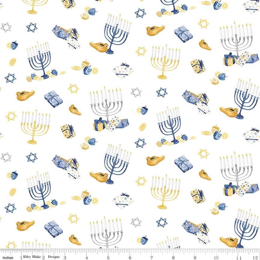 Hanukkah Nights White