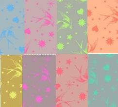 Neon True Colors Fabric Pack - 8 Fat Quarters