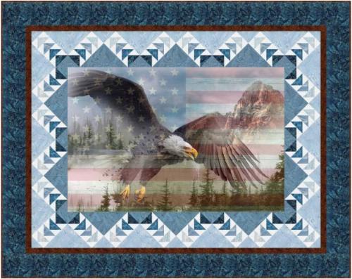 American Wild Eagle Quilt Kit