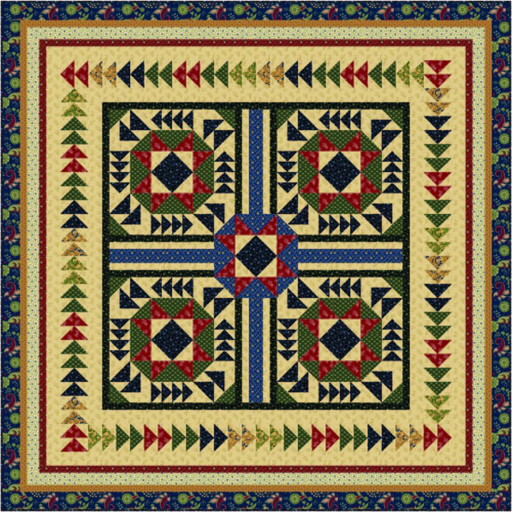 Vintage Charm Bancroft Star Quilt Kit - LAST ONE!