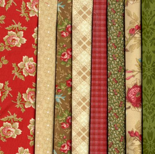 Golden Era Fabric Pack - 8 Fat Quarters