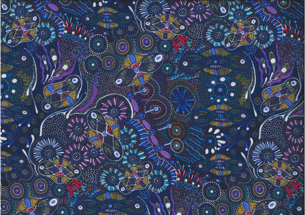 Aboriginal Prints Blue