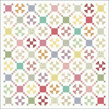 Aunt Grace Calico Quilt - FREE PATTERN DOWNLOAD