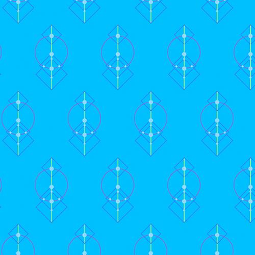 Century Prints - Deco Glo II Blue