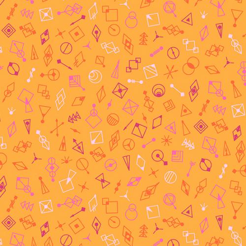 Multi-Color Orange - Old Country Store Fabrics