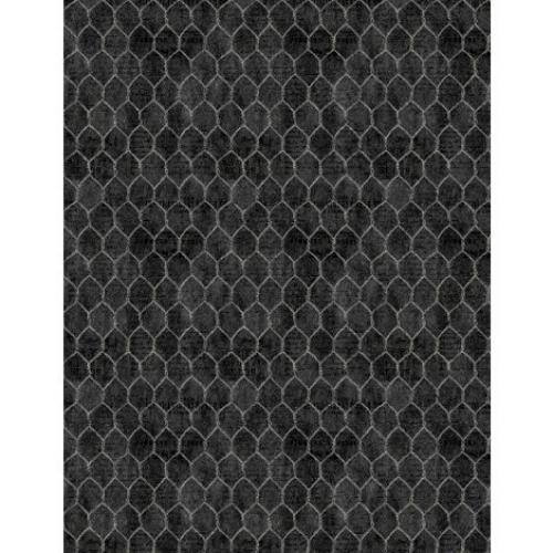 Garden Gate Roosters Black