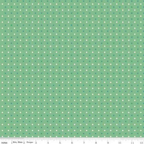 Bee Dots Green