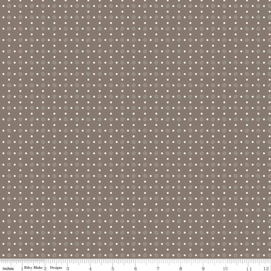 Bee Dots Brown