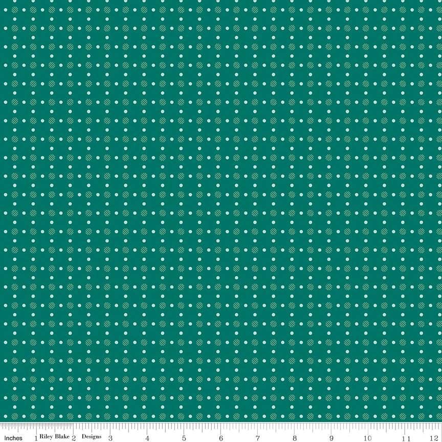 Bee Dots Green