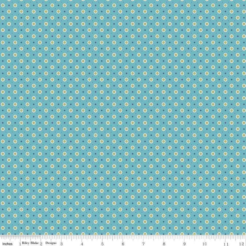 Bee Dots Teal