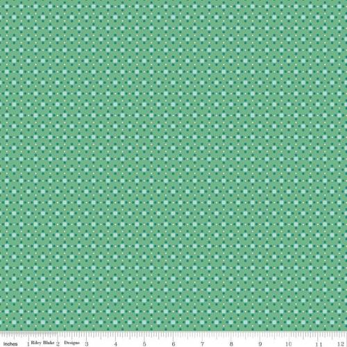 Bee Dots Green