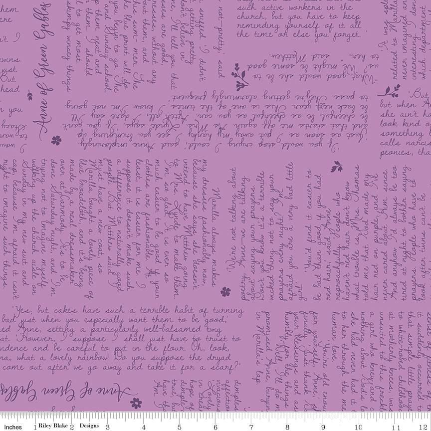 Anne of Green Gables Purple