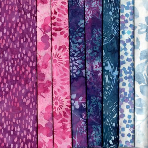 Violet and Pink Skies Fabric Pack - 8 Fat Quarters