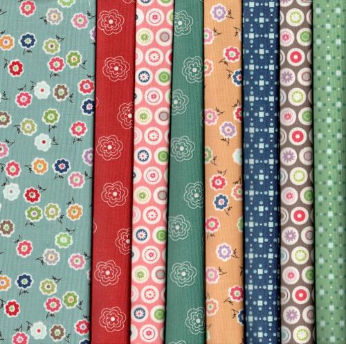 Bee Dots Fabric Pack - 8 Fat Quarters