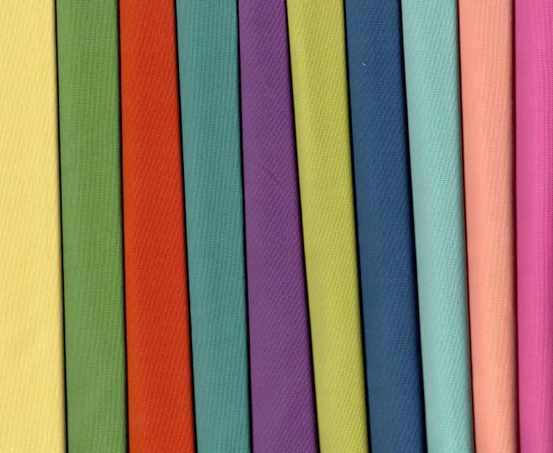 Tilda Solids Fabric Pack - 10 Fat Quarters