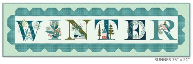 Arrival of Winter Table Runner Kit