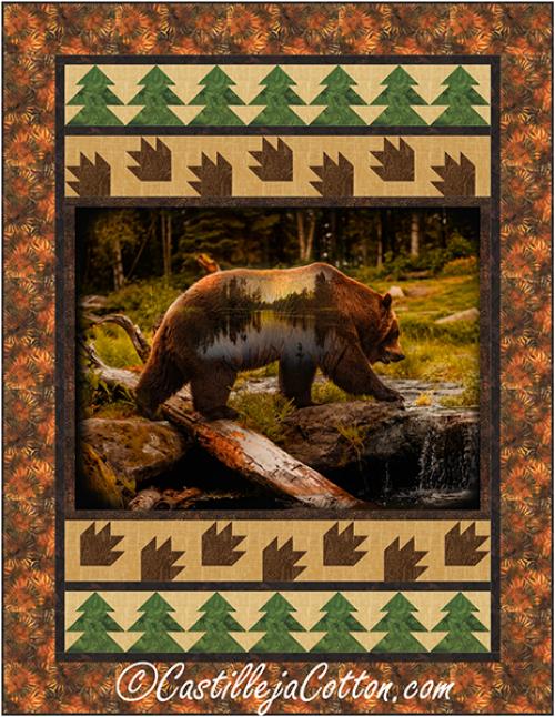 Forest Bear Quilt Pattern