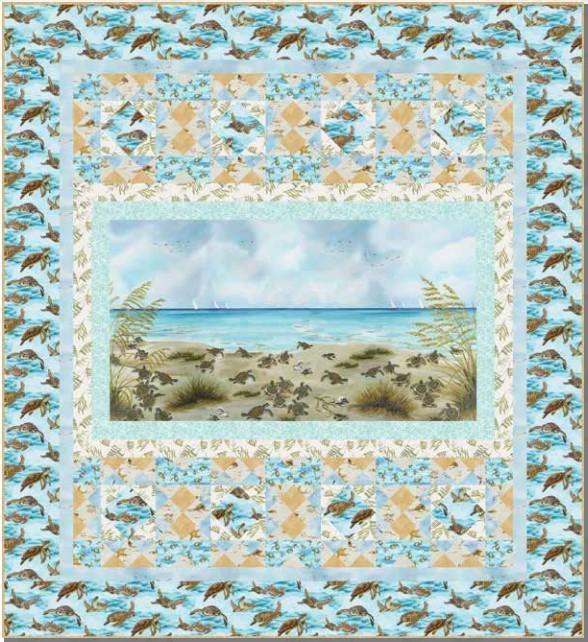 Turtle March Quilt #1 - FREE PATTERN DOWNLOAD