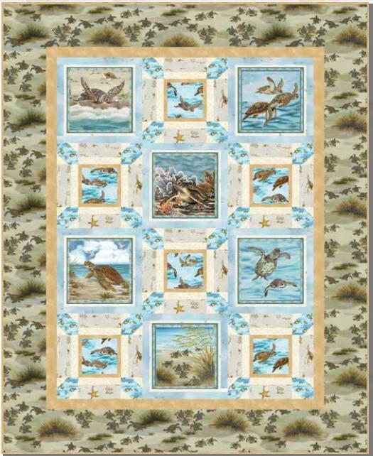 Turtle March Quilt #2 - FREE PATTERN DOWNLOAD