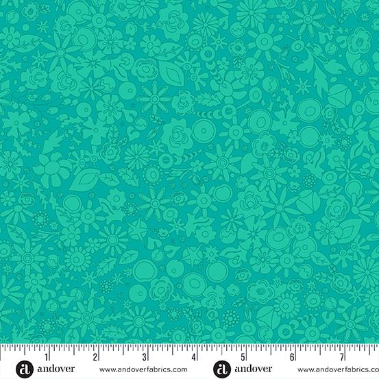 Sun Print Teal