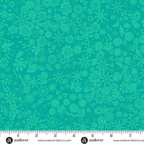 Sun Print Teal