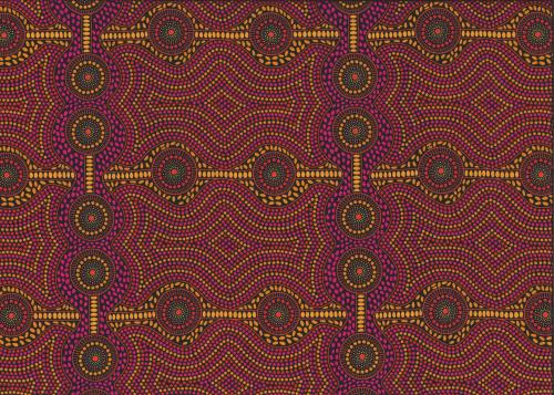Aboriginal Prints Brown