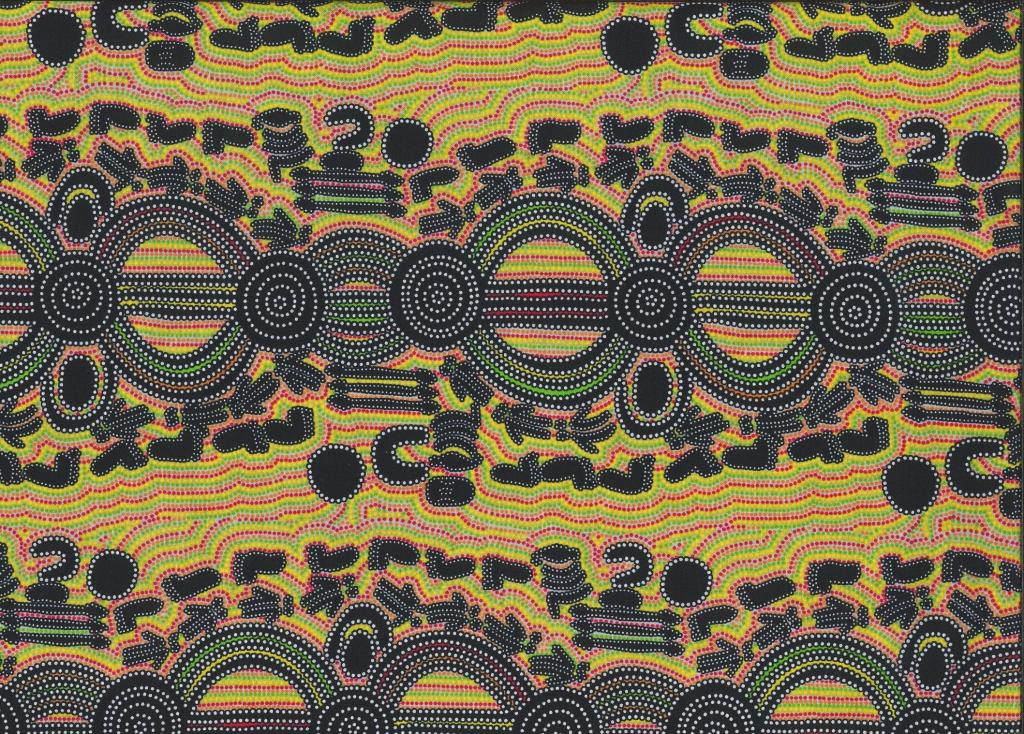 Aboriginal Prints Green