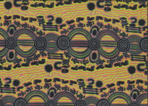 Aboriginal Prints Green