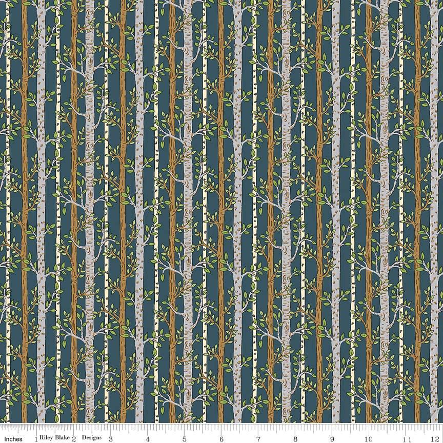 Liberty Fabrics: Woodland Walk Blue