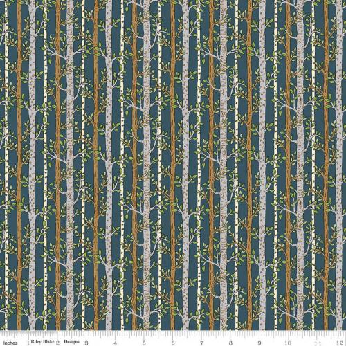 Liberty Fabrics: Woodland Walk Blue