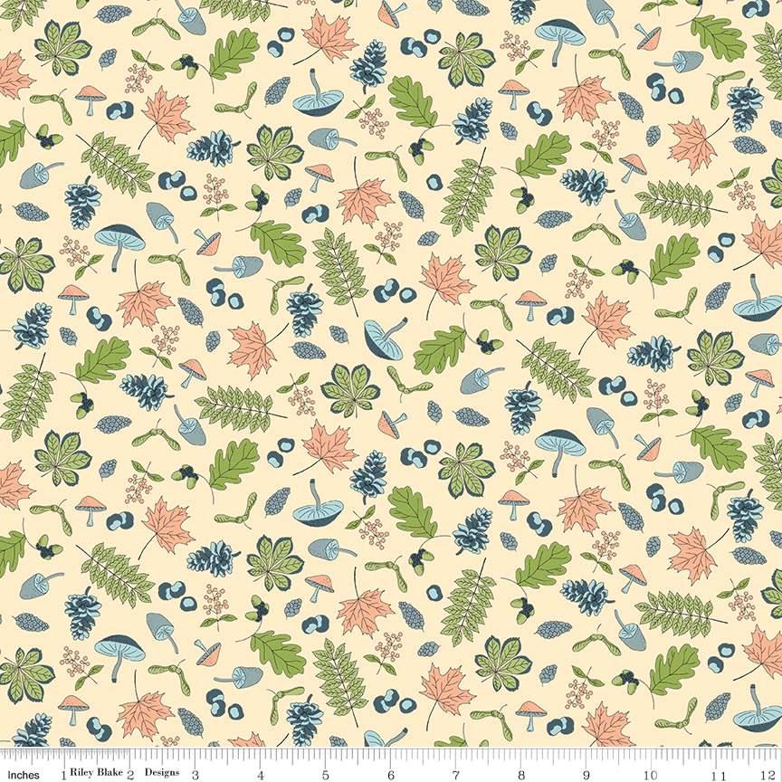 Liberty Fabrics: Woodland Walk Yellow
