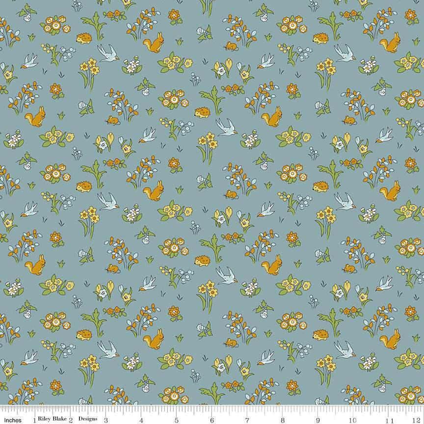 Liberty Fabrics: Woodland Walk Blue